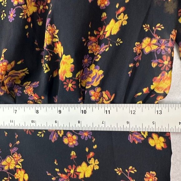 C/Meo Collective Ink Botanic Heart Breaker Boho Mini Dress Size 4 NWT - Picture 13 of 14